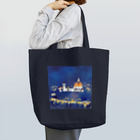 Akiyoのフィレンツェ画房 の青い夜の大聖堂 トートバッグ