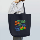 Lily bird（リリーバード）のホオズキ 水紋背景（和柄） Tote Bag