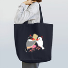 Lily bird（リリーバード）の粟穂をプレゼント 桜&白文鳥 Tote Bag