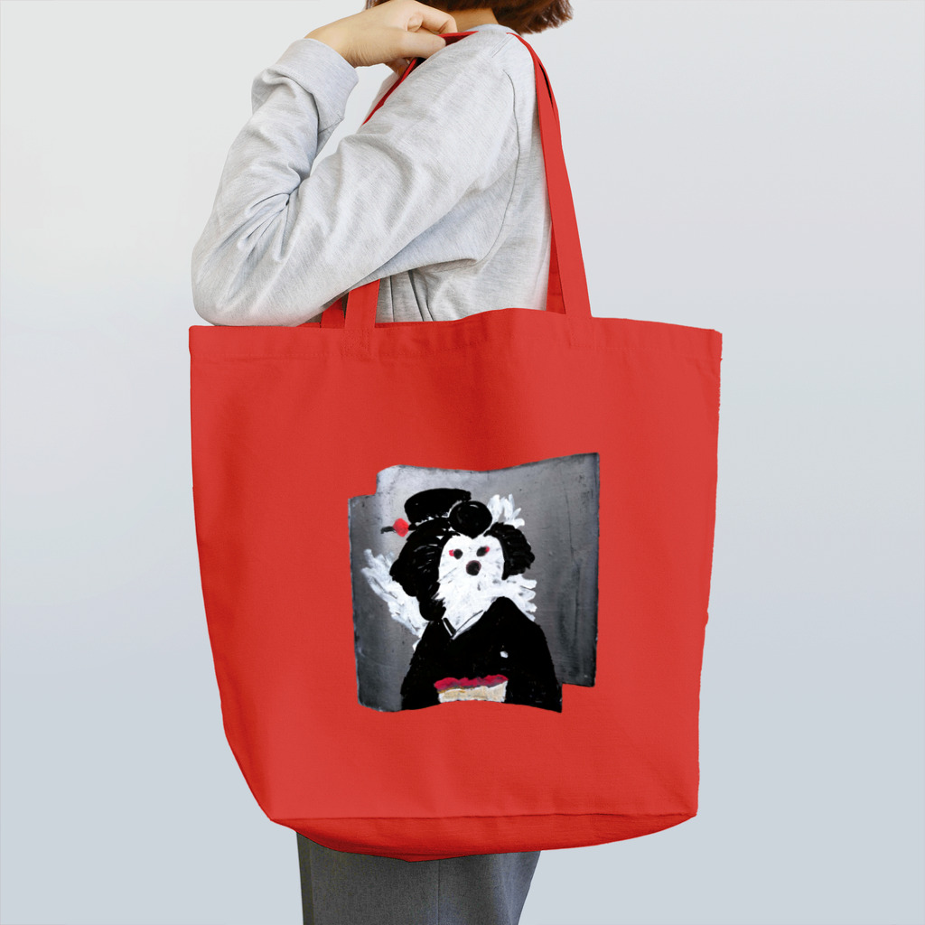 de-Sueの瓦猫芸者 Tote Bag