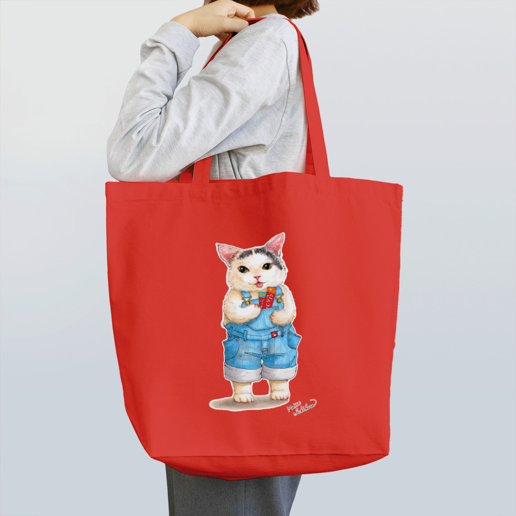 もけけ工房 SUZURI店のナナクロのポッケ Tote Bag