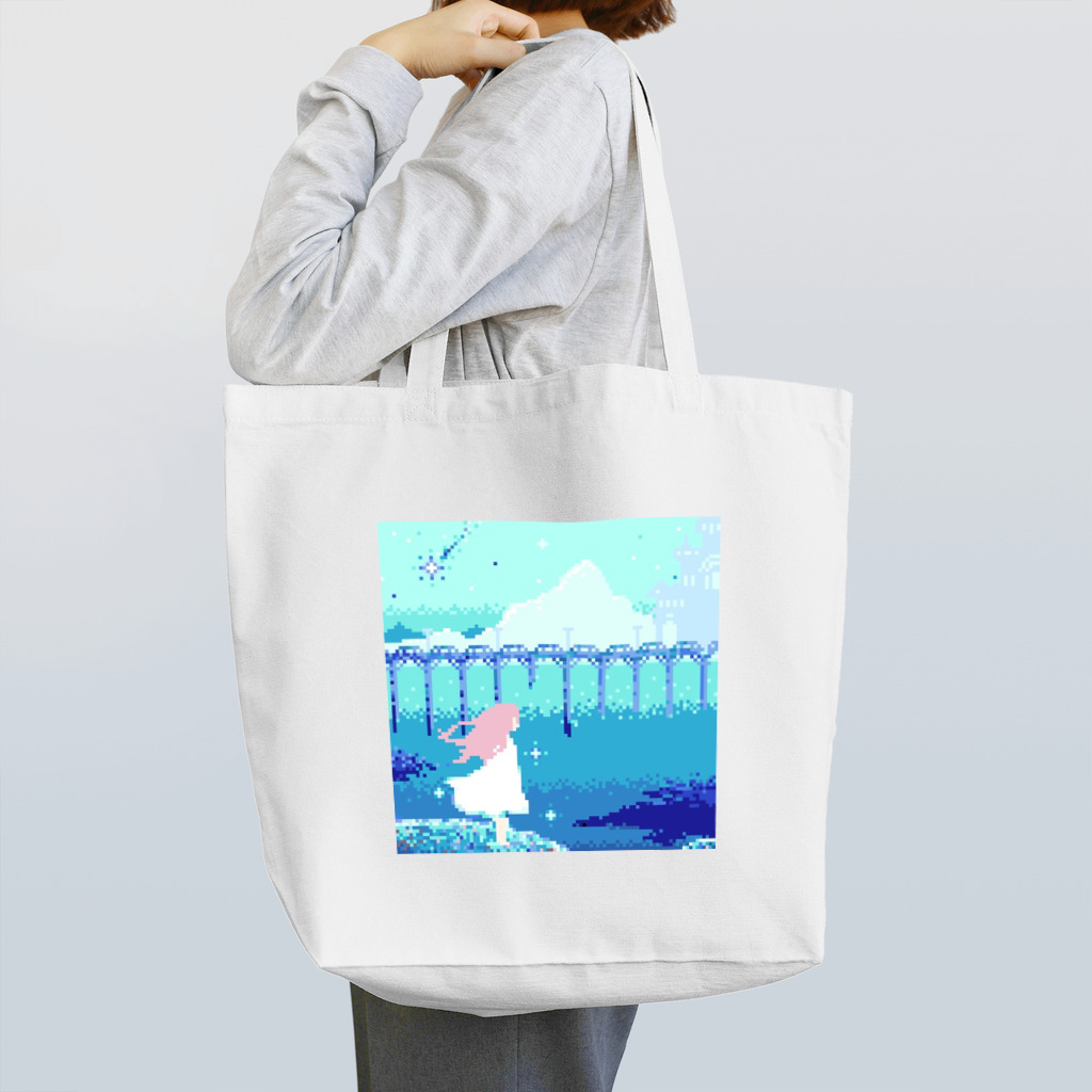 kamakuraの青に咲く少女 Tote Bag