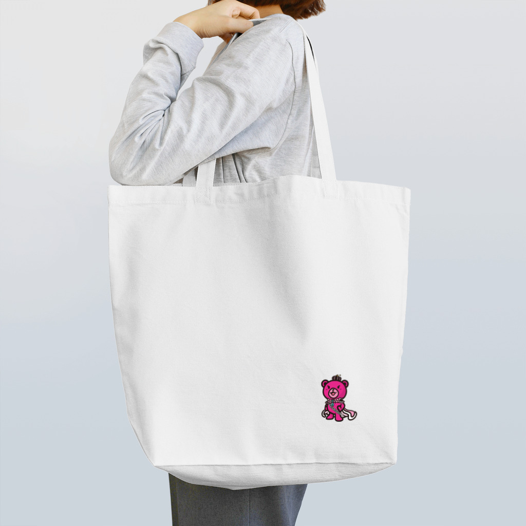 BASE forのBASEfor Bear Pink Tote Bag