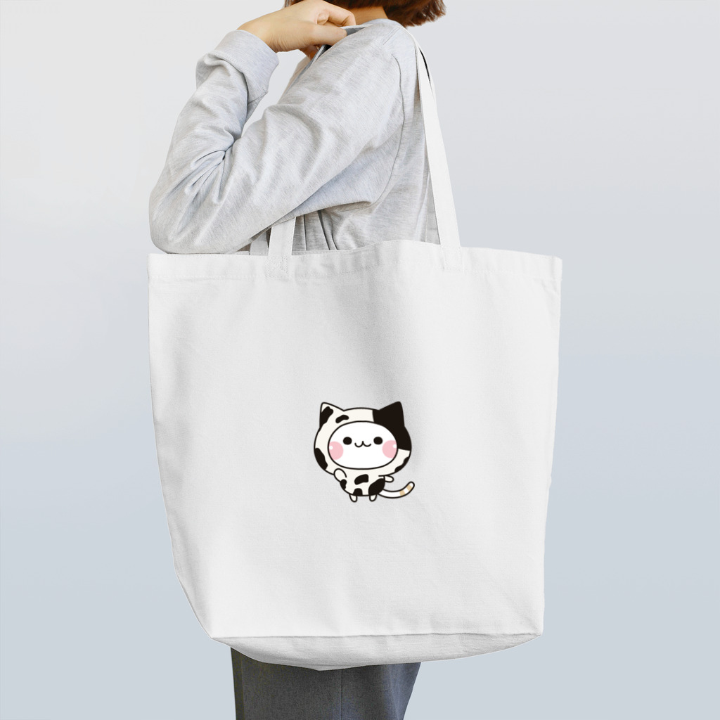 DECORの気づかいのできるネコ　牛さんver. Tote Bag