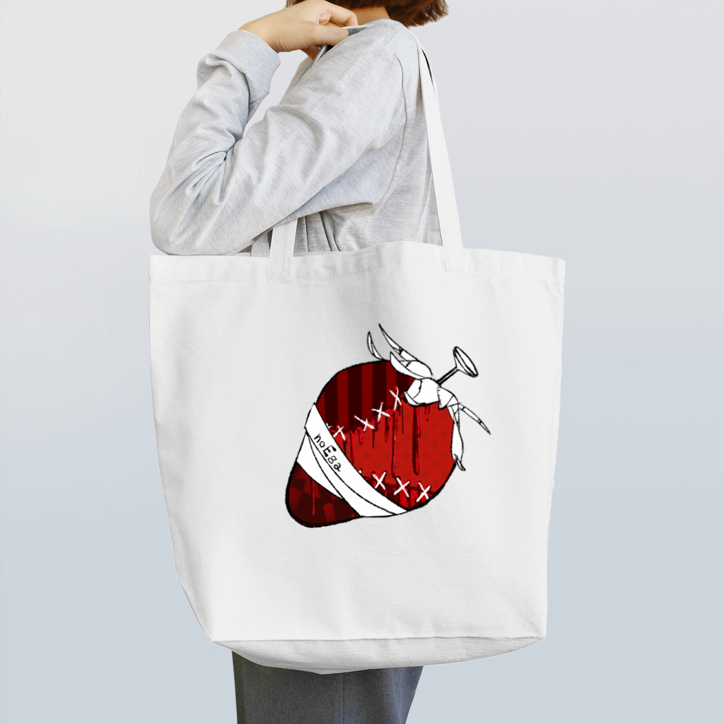 noEgaのツギハギイチゴ Tote Bag