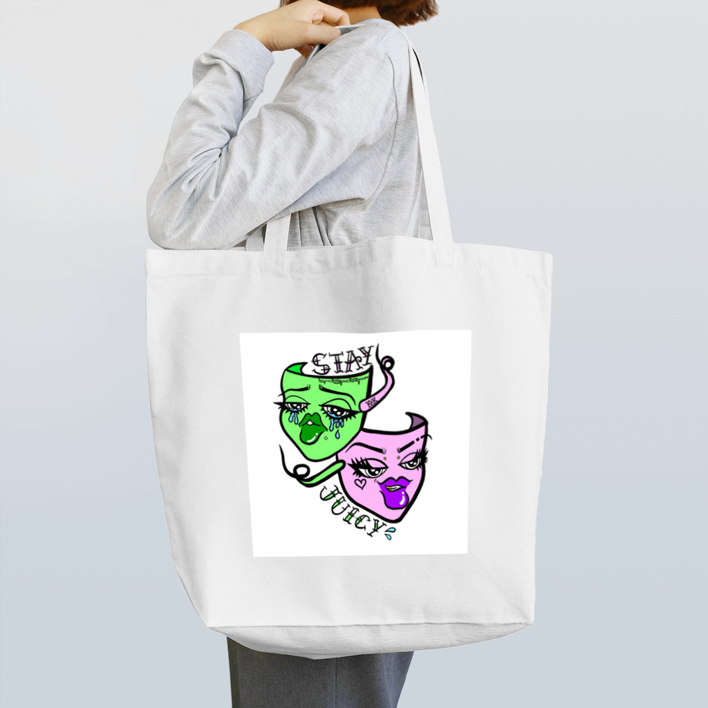 K×K のSTAY JUICY🥵💦 Tote Bag