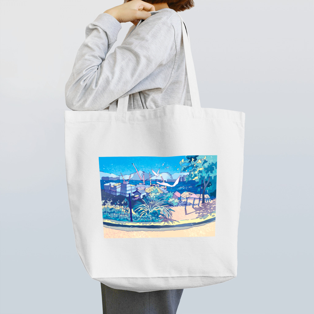 Saigetsuの【旅立ちの日】/長崎の風景 トートバッグ