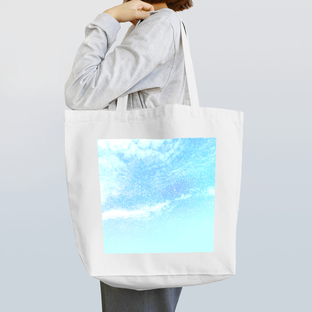 dizzyのPastel blue cosmic sky Tote Bag