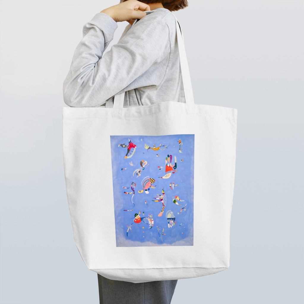 世界の絵画アートグッズのワシリー・カンディンスキー 《空の青》 Tote Bag
