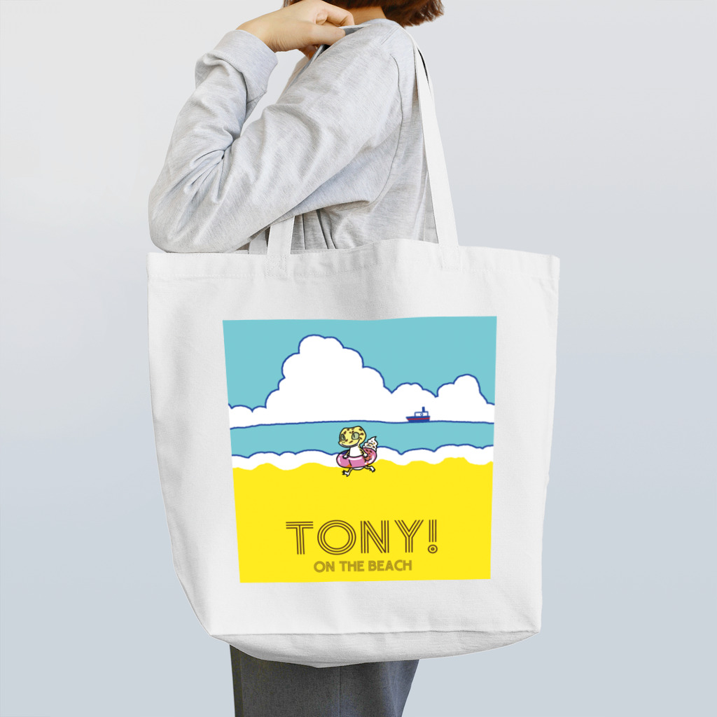 TONY!のTONY! on the beach (昼) トートバッグ