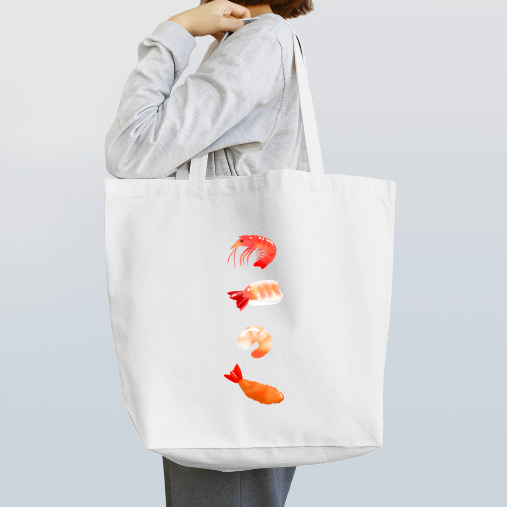 なとりぼっくすのいっぱいえび Tote Bag