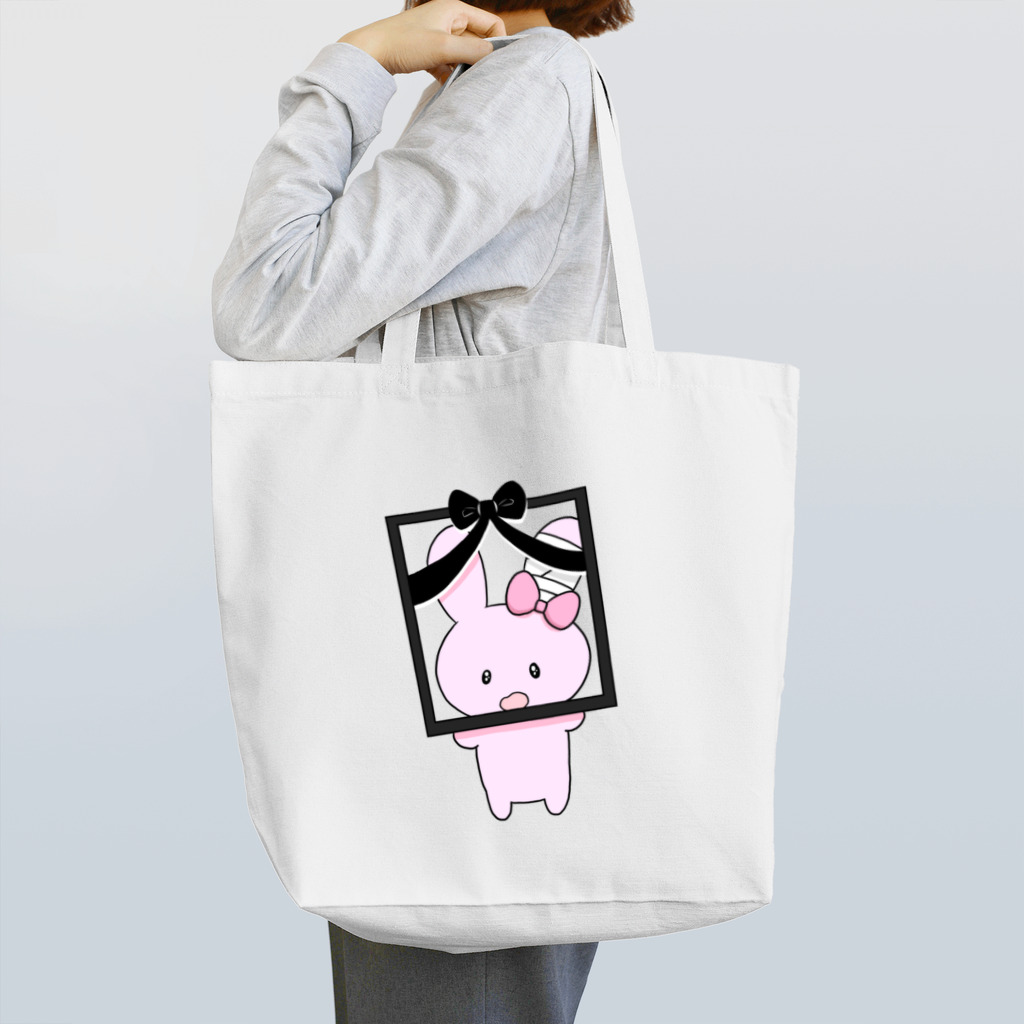 解体ちゃんのぴえんの遺影うさちゃん Tote Bag