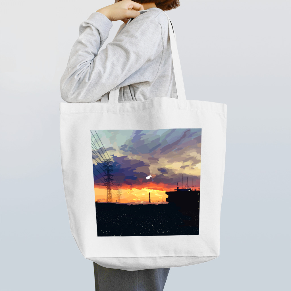 SHOP  たゆたう まほろばの「夜に溶ける街」 Tote Bag