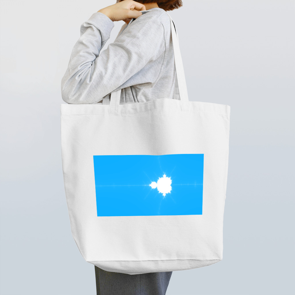 ナチュラルスタイル工芸部のお店　SUZURI店のMandelbrot: Type Blue Tote Bag