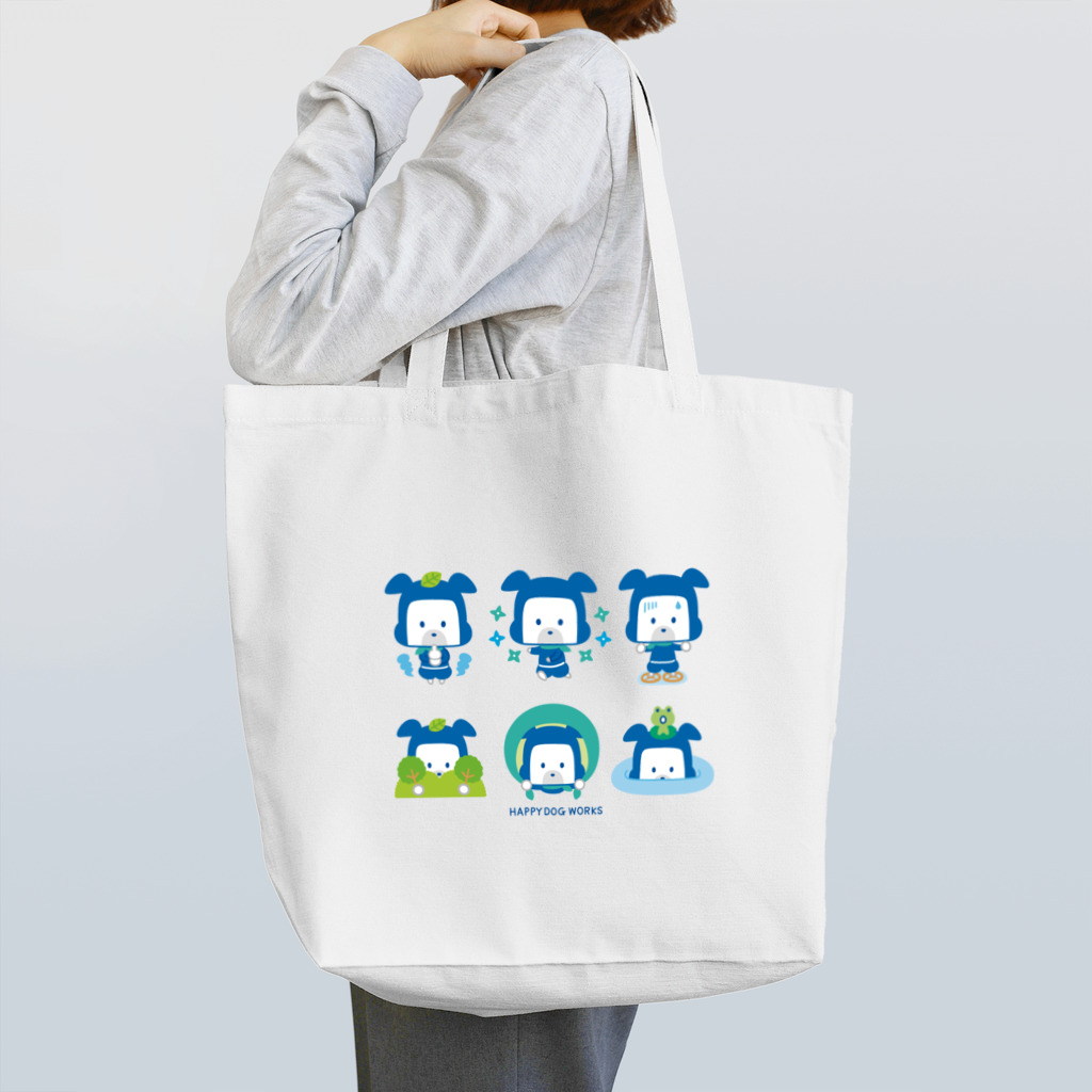 HAPPY DOG WORKS@SUZURIの忍者犬たろうくん_忍術A Tote Bag