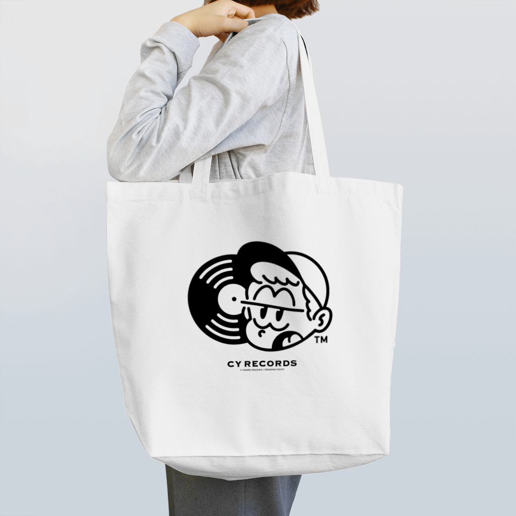 マチダタケルのSUZURIのお店のCY RECORDS Tote Bag