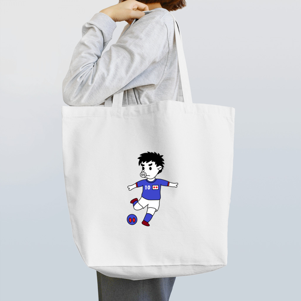 豚人イラストのパンダ武島のエース・ス豚（トン）ライカー Tote Bag