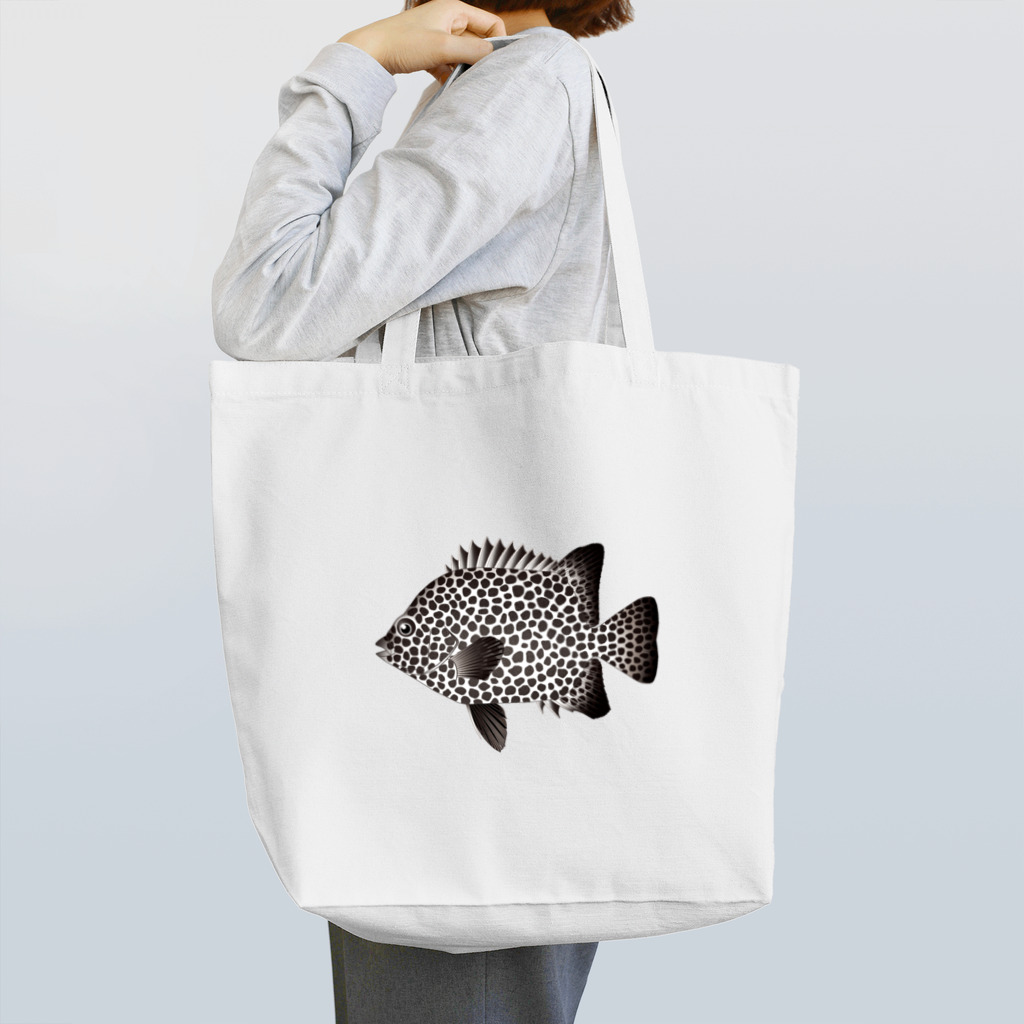 【魚類】おさかなちゃん☆図鑑の【魚類】イシガキダイちゃん☆石垣鯛 Tote Bag