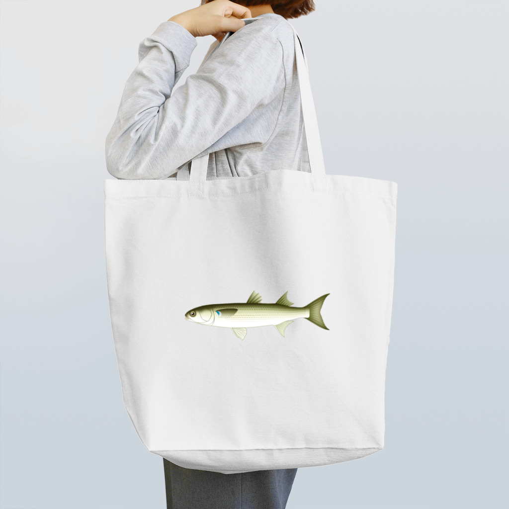 【魚類】おさかなちゃん☆図鑑の【魚類】ボラちゃん☆鯔 トートバッグ