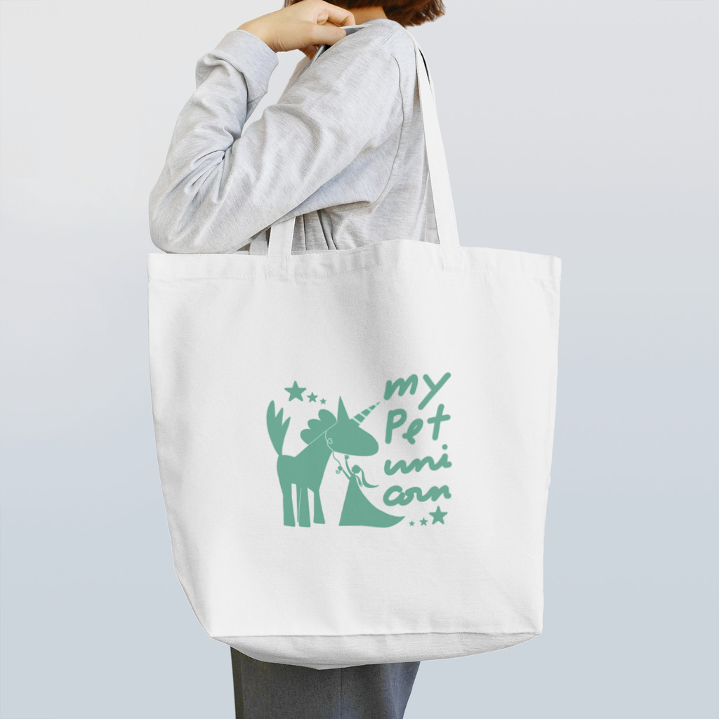 mojimojiのペット＊ユニコーン Tote Bag