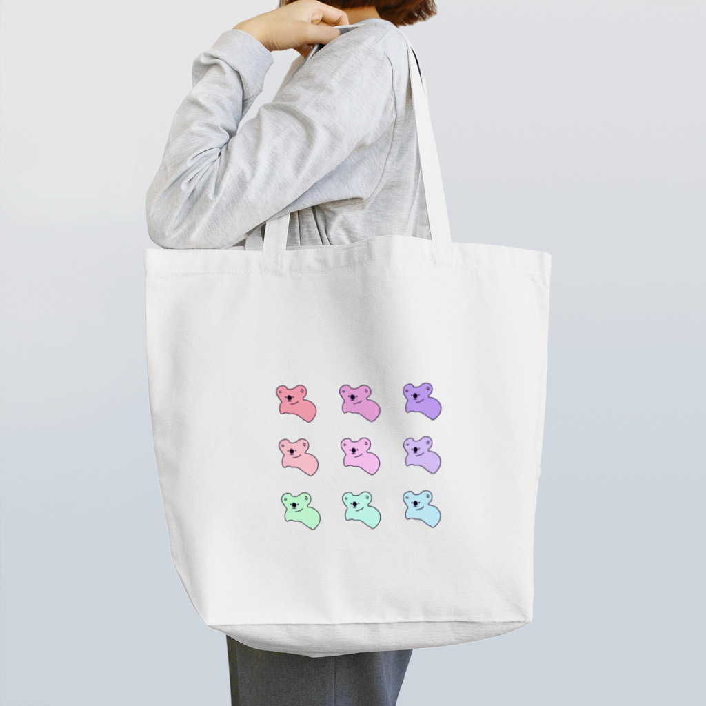 achi no design shop のかじられたコアラぱんcolorver. Tote Bag