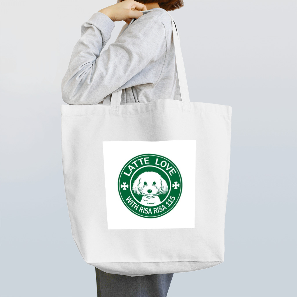 マルプー ラテのlatte with RisaRisa Tote Bag