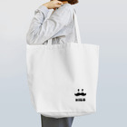 トシゾーのSUZURIのとこのヒゲHIGE（黒） Tote Bag