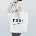 LONESOME TYPE ススのFORK (NAVY) トートバッグ