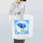 idumi-artの青いアネモネ💙風 トートバッグ