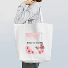 SHOPariのI like too much（PINK） Tote Bag