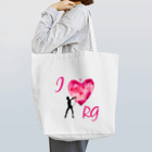 lilli-starling　dépayséeのI♡RG　フープ Tote Bag