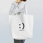 松や SUZURI店の海外絵文字Smiley Face Tote Bag