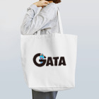 有明ガタァ商会のGATAロゴ【黒】 トートバッグ