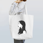 R-design STOREのクールな女性の横顔 Tote Bag