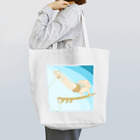 Blue Ocean Artのダックダイブ Tote Bag