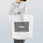 stereovisionのHotel Maze Map Tote Bag