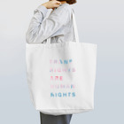 MONETのTRANS RIGHTS ARE HUMAN RIGHTS トートバッグ