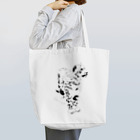 KITARO-GHEE suzuri shopのSnow Leopard  Tote Bag