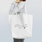 キャットＣのこうじょうけんがくのこうじょうけんがく（文字なしニャ） Tote Bag