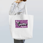 くまお画伯オンラインショップくまお堂の【白田亜利紗コラボ】Spectre Leopard Light Purple Tote Bag