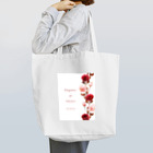 Rosa Mysticaのダリア＆ローズ antique red Tote Bag
