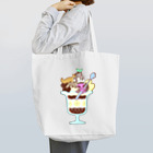 NAOTOONS SHOP SUZURI支店のデビィのチョコパフェ Tote Bag