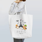 “すずめのおみせ” SUZURI店のHello! すずめだいきち（PARIS） トートバッグ