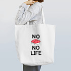 ひよこねこ ショップ 1号店のNo Sushi No Life トートバッグ