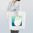 WataMayuroom☆の白猫さんさわやかさん トートバッグ