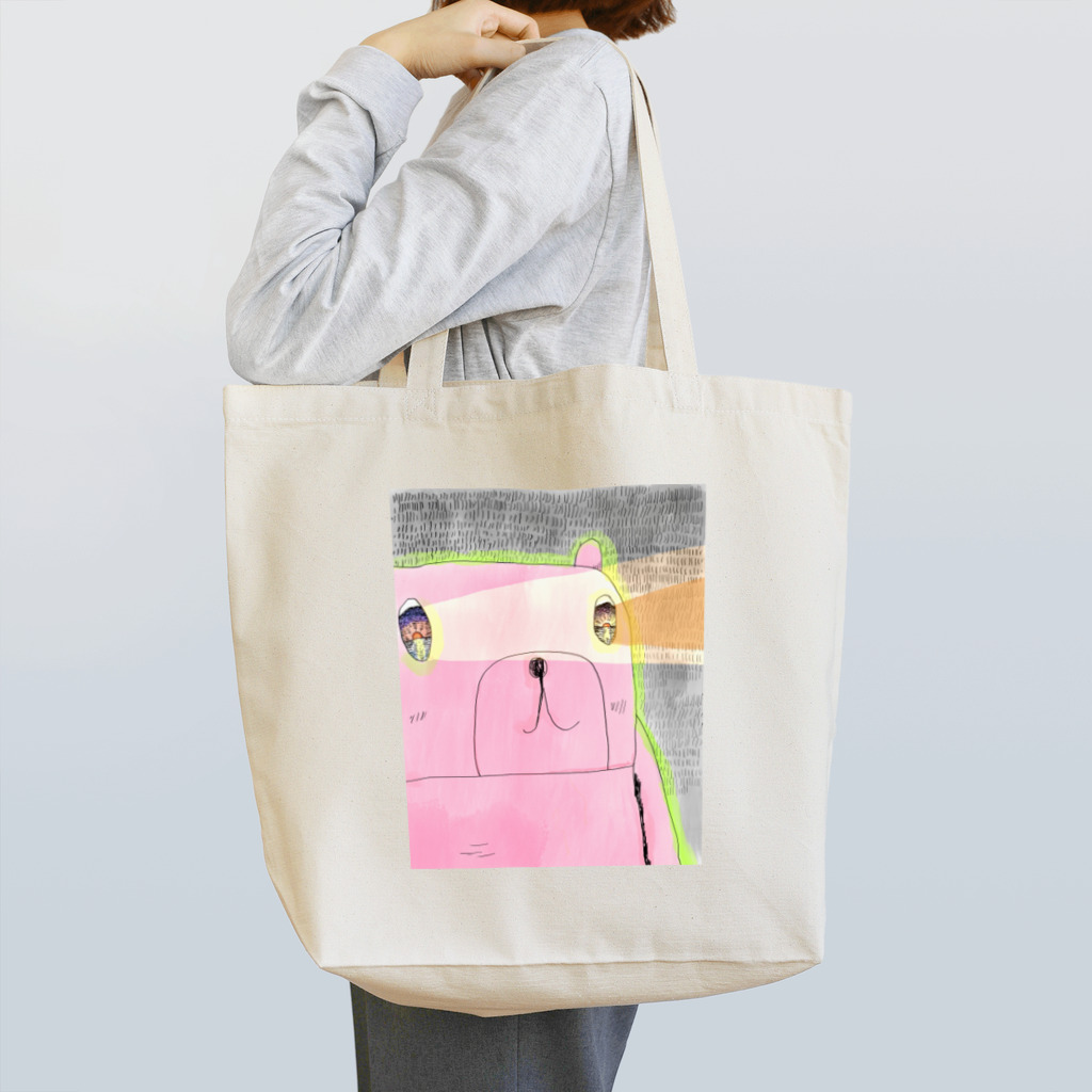 kumaku9のよあけのくまく Tote Bag