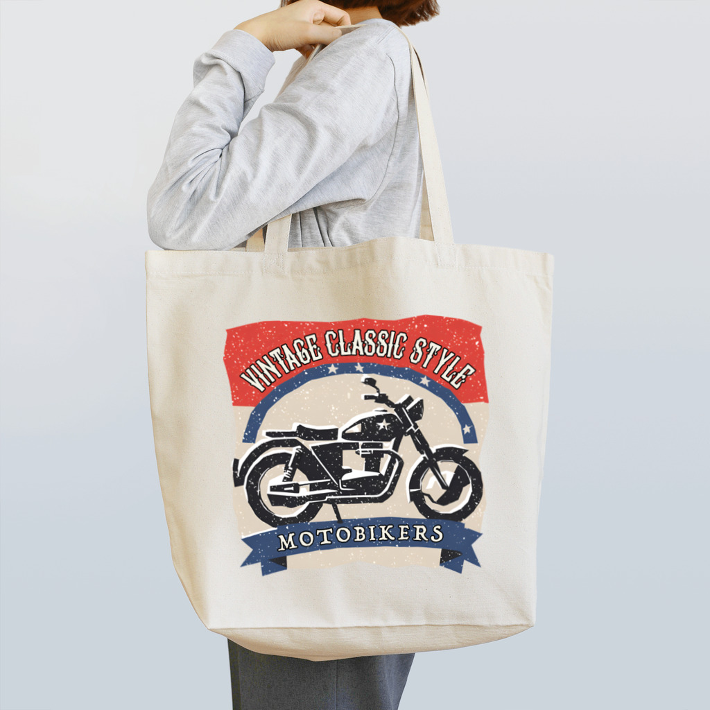 CC DESIGN WORKSのヴィンテージバイク-01 Tote Bag