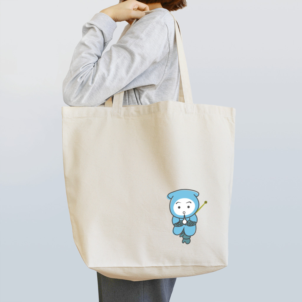 TOM鍼灸院の鍼灸忍者さすまるくん Tote Bag