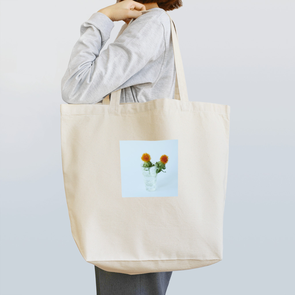place flowerの紅花 Tote Bag