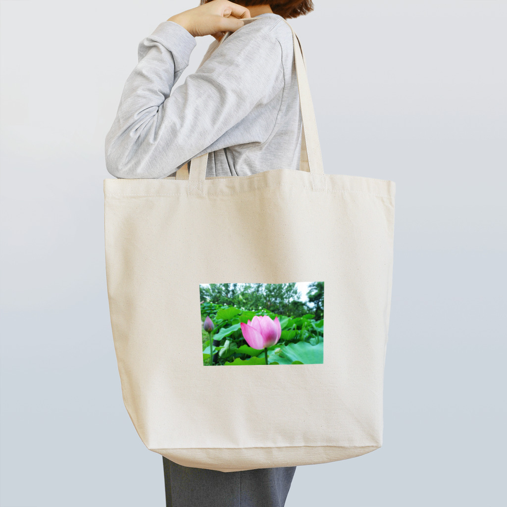 Liuha9805のILoveYou 蓮の花 Tote Bag